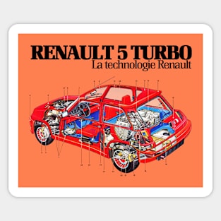 RENAULT TURBO HATCHBACK - brochure Sticker